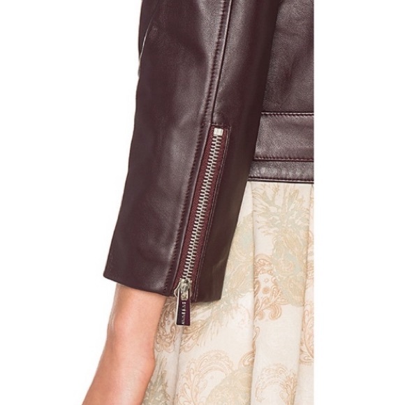 !!ON HOLD!! Anine Bing Moto Biker Leather Jacket, Size S/P - Picture 7 of 14